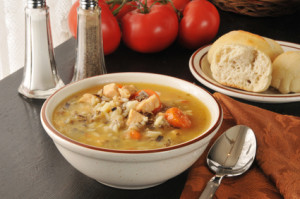 Chicken and wild rice soup